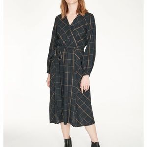 NWT Hemp Check Dress by Thought
